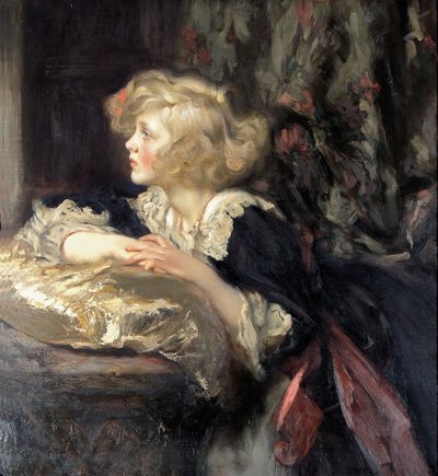 Diana Manners, later wife of Duff Cooper, 1st Viscount Norwich, 1919 by James Jebusa Shannon
